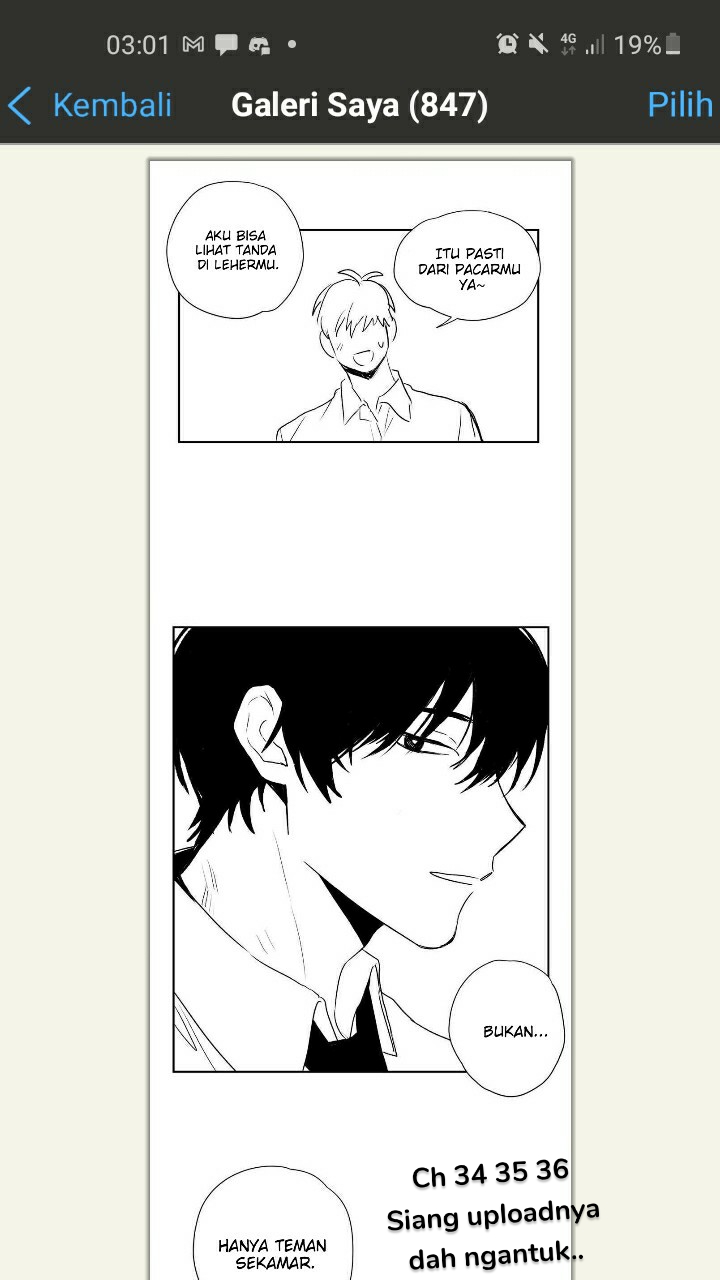 Ch 34 35 36
Siang uploadnya
dah ngantuk..